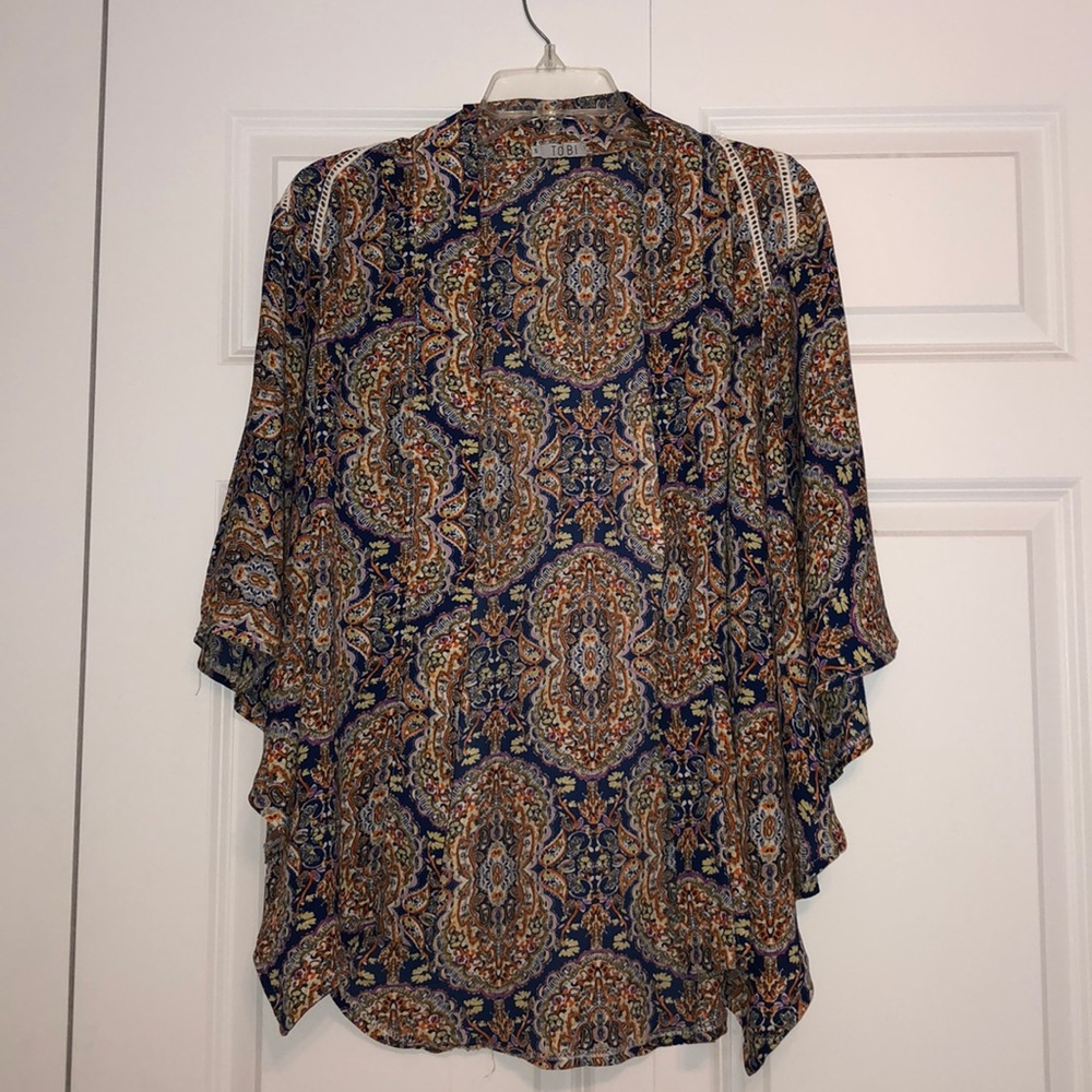 Multi-Color Kimono - Picture 3 of 5